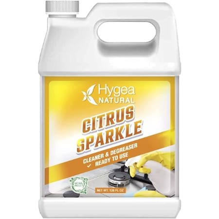 Hygea Natural Citrus Sparkle  Natural Degreaser Ready to Use Gallon 128 oz HN-4054